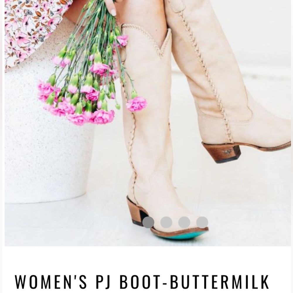 Lane PJ boot in buttermilk